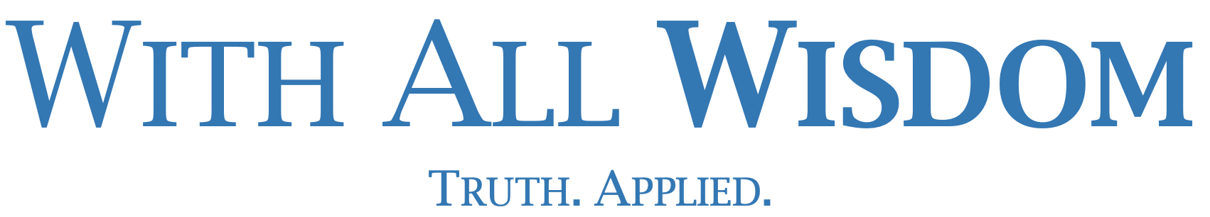 With All Wisdom logo